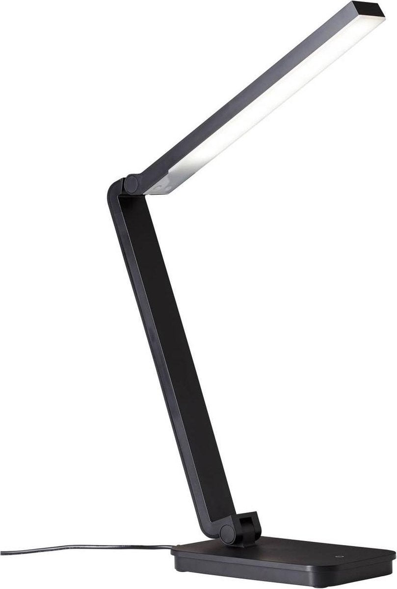 Brilliant tori - skrivebordslampe - led 5w - 5000k - touchdim - dæmpbar - sort