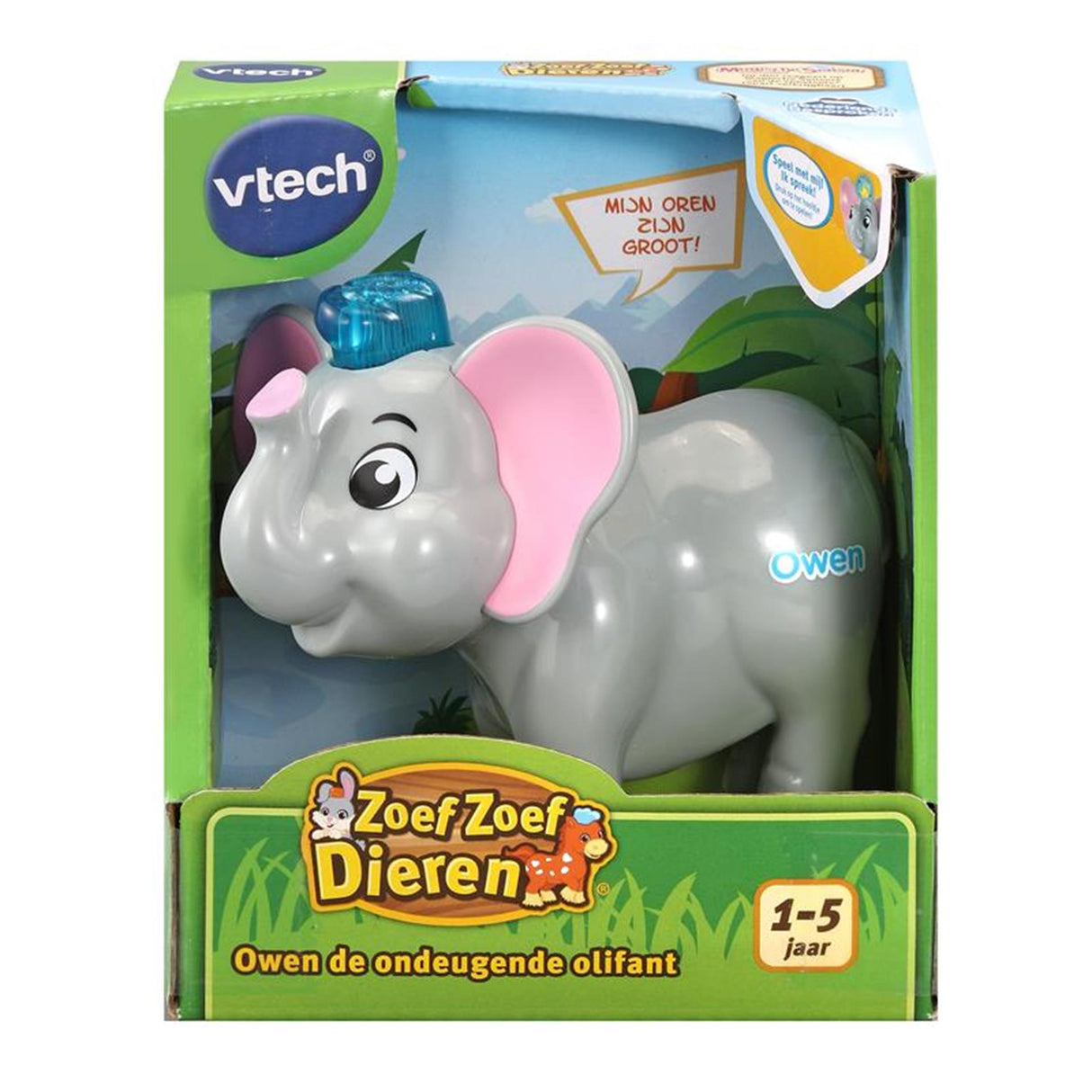 Vtech whiz whiz owen den frække elefant + lys og lyd
