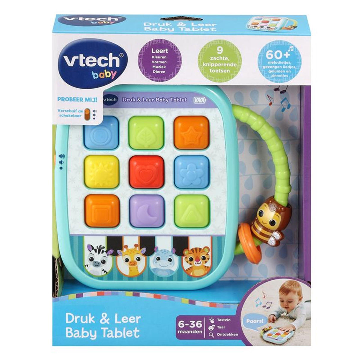 Vtech tryk læder baby tablet