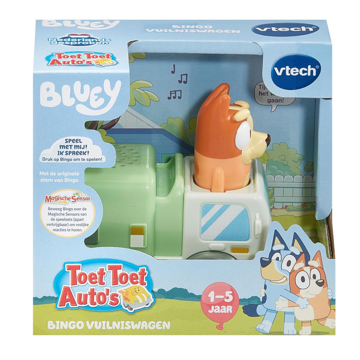 Vtech tude tude biler bluey - bingo skraldebil