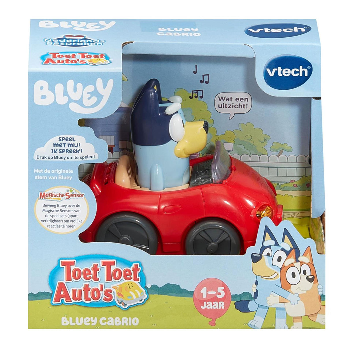 Vtech toot toot biler bluey - bluey cabriolet