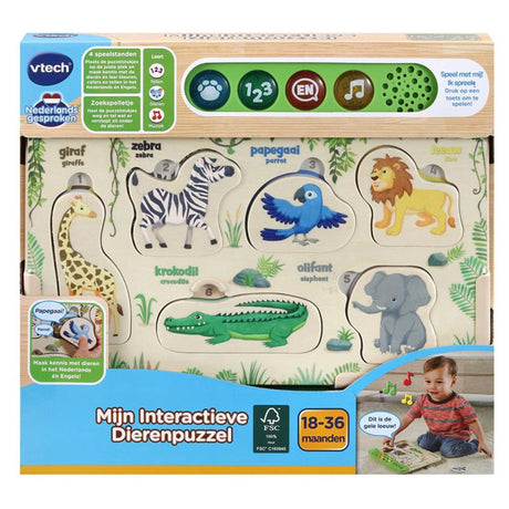 Vtech mit interaktive dyrepuslespil (fsc)