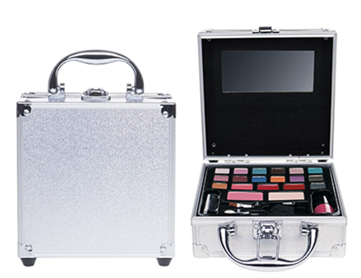 Casuelle make-up etui i aluminium 17x15x7cm