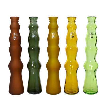 Decoris vase genbrugsglas ø7x32cm