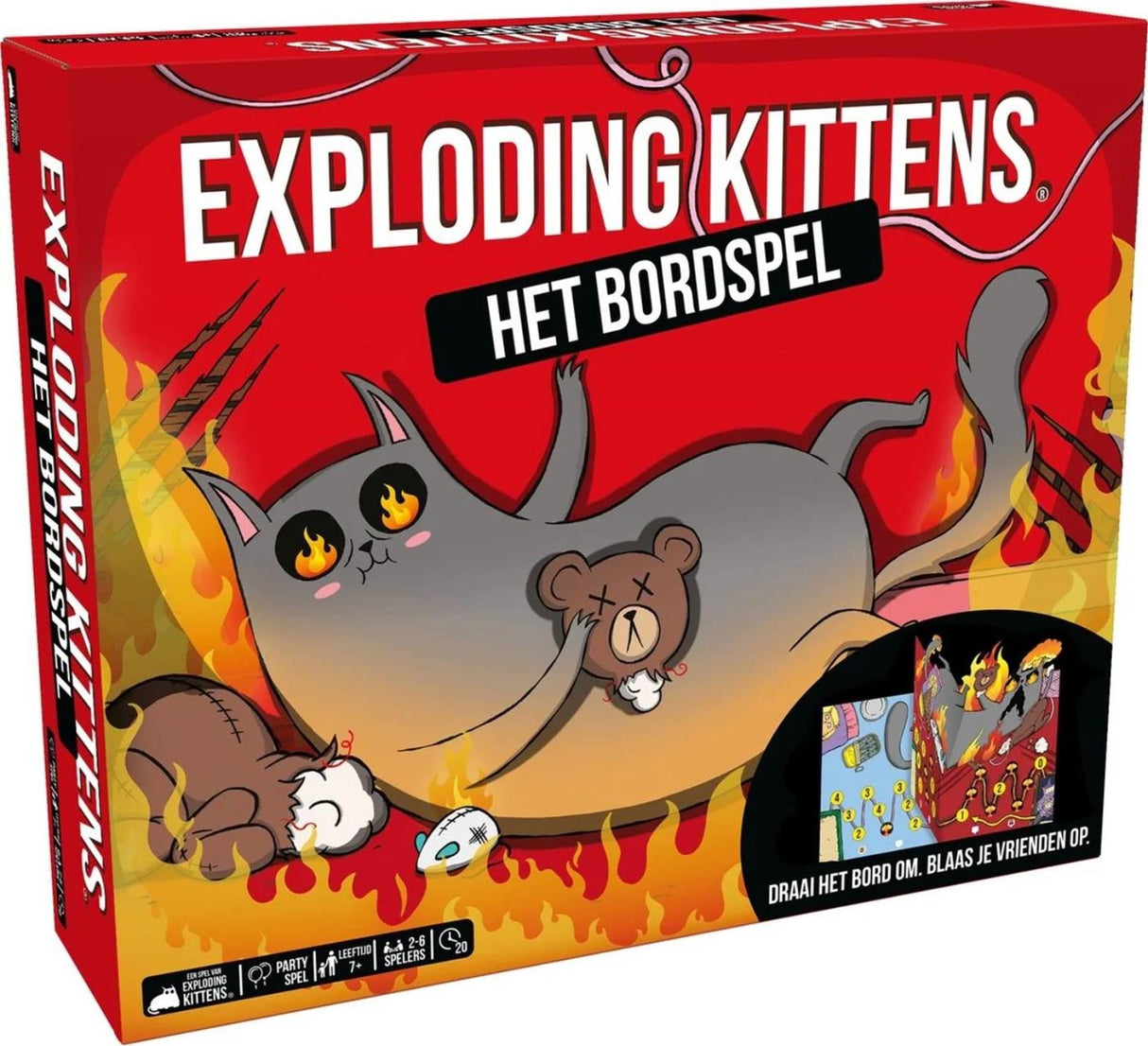 Asmodee eksploderende killinger brætspillet - festspil - fra 7 år - 2-6 spillere - humor garanteret