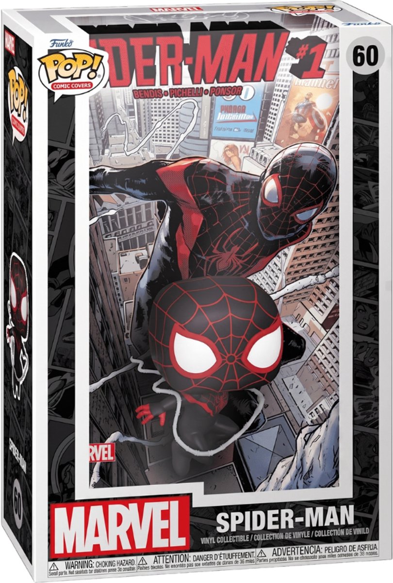 Funko pop tegneseriecovers: marvel spider-man #1 - pop #60