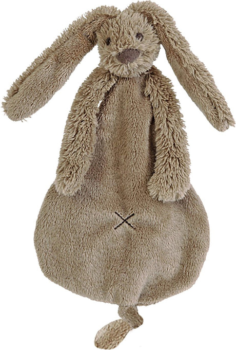 Happy horse konijn richie knuffeldoekje - bruin - baby cadeau