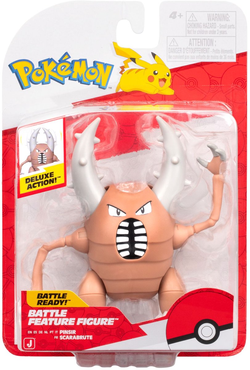Jazwares pokémon - episk kampfigur - pinsir
