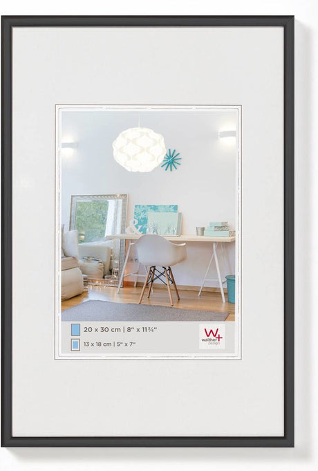 Walther new lifestyle - plastramme - fotostørrelse 24x30 cm - sort