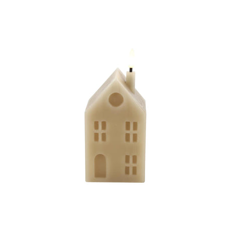 Countryfield LED lyshus m beige 6,5x7,5x16cm