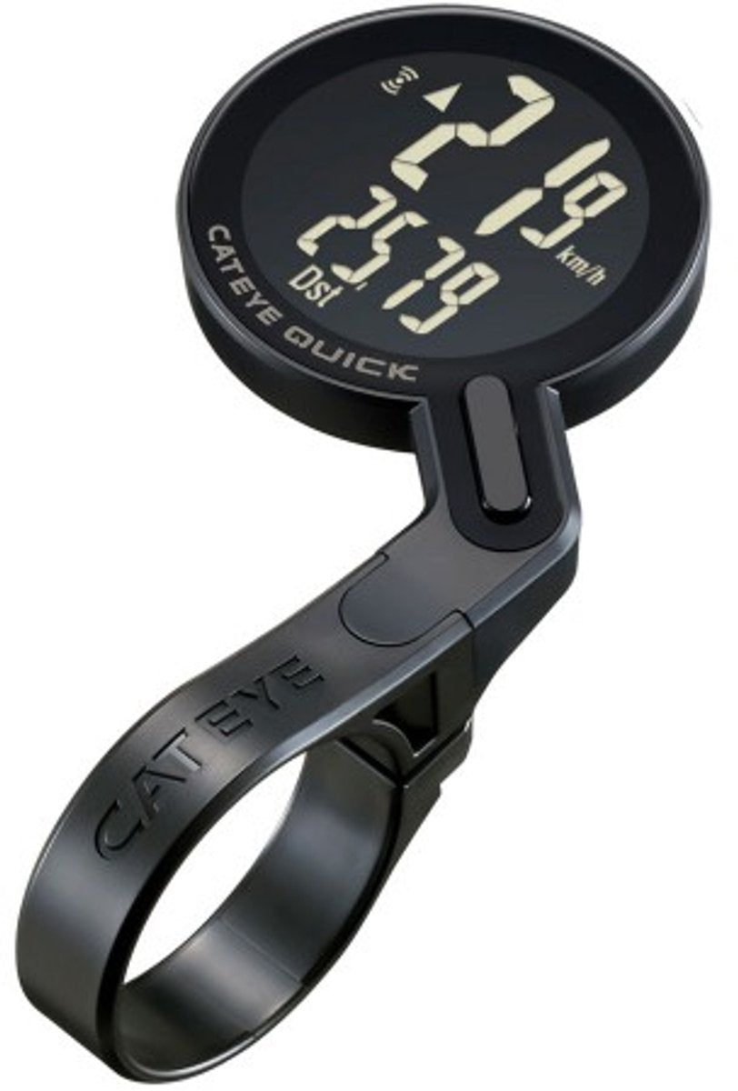 Cateye quick cc-rs100w cykelcomputer - trådløs - sort
