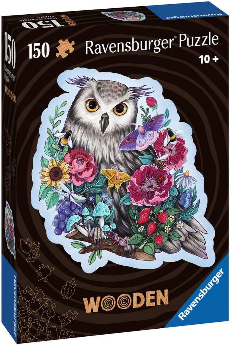 Ravensburger puslespil i træ 150 stykke(r) ugle