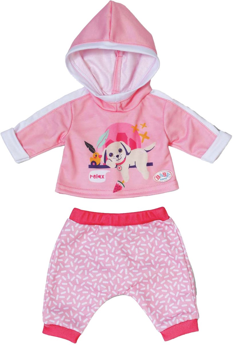 Baby born joggingdragt pink (43 cm)