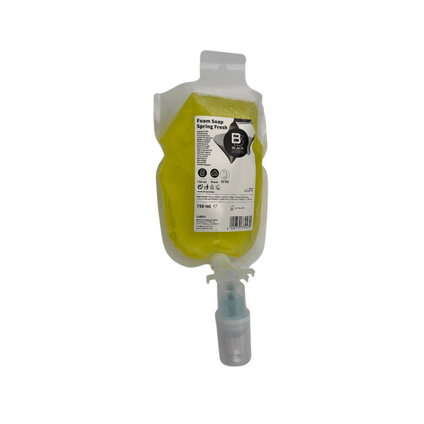 Satino sort skumsæbe forårsfrisk (6x 750 ml)