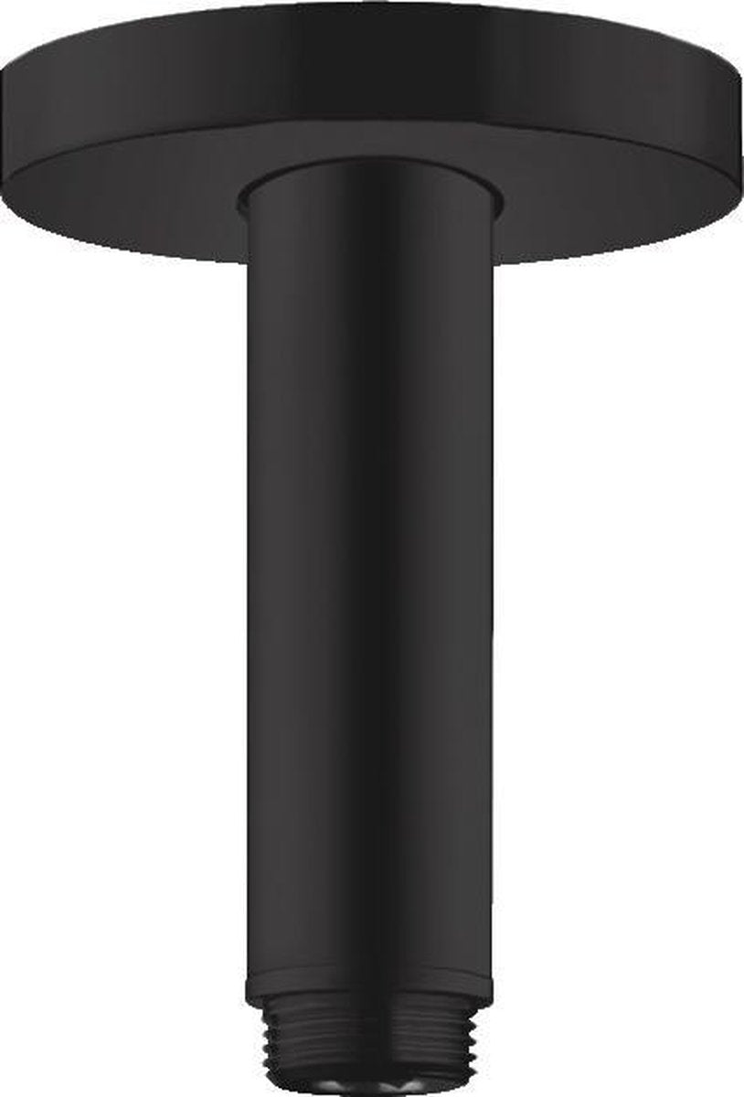 Hansgrohe loftmontering s 100 mm mat sort