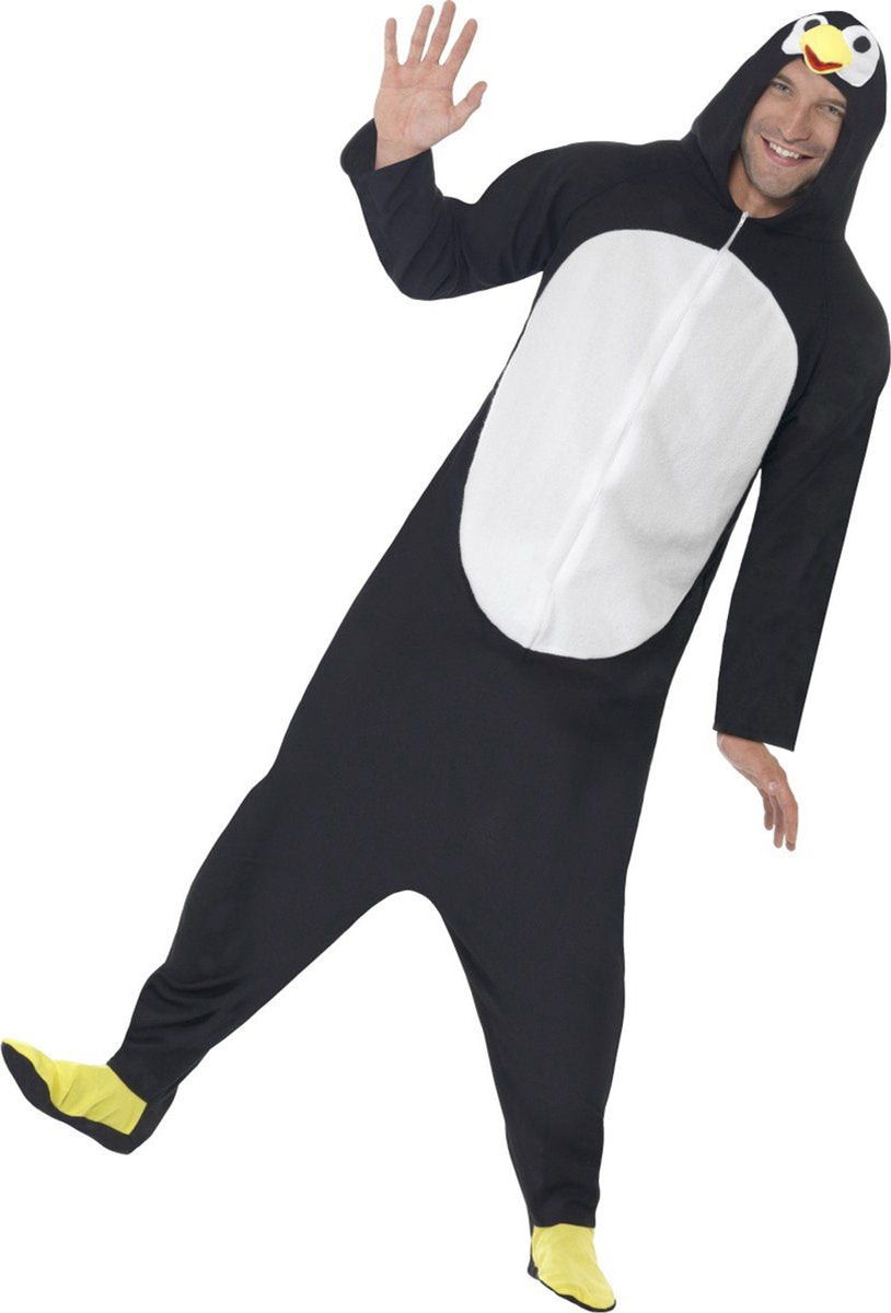 Smiffys pingvin kostume onesie | størrelse xl-xxl