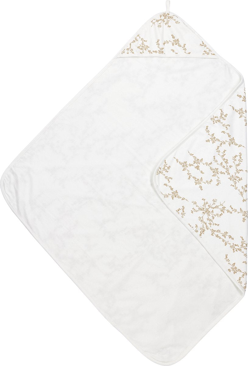 Meyco babygrene badekappe - sand - 90x90cm