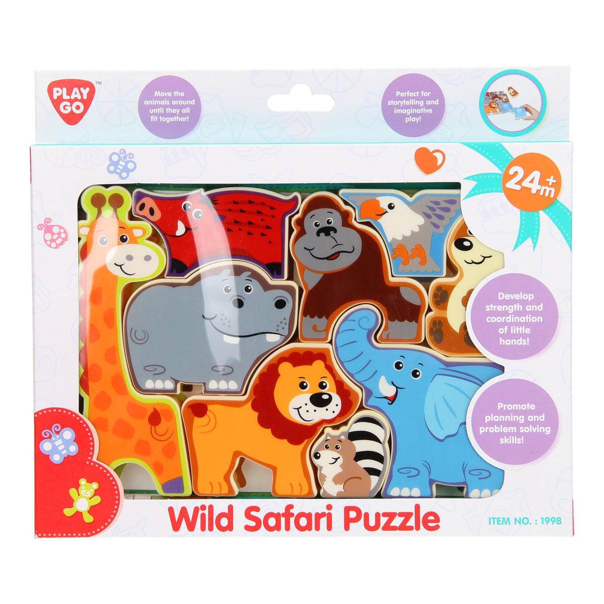 Playgo puslespil safari