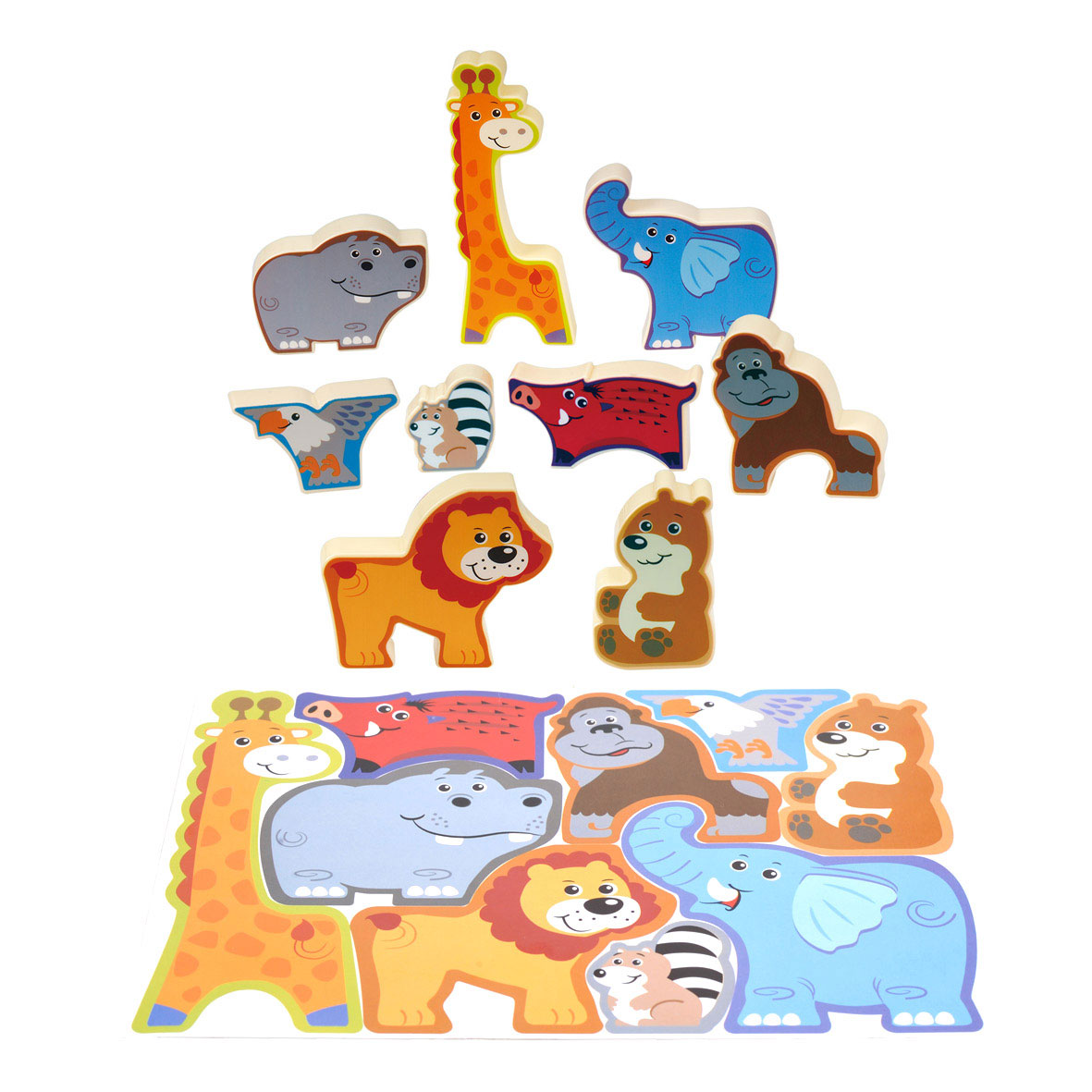 Playgo puslespil safari