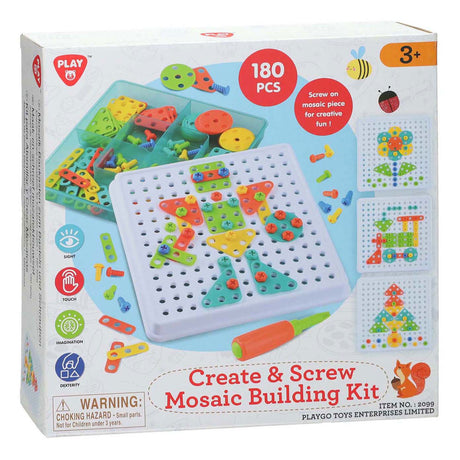 Playgo byggesæt mosaik - 180 stk.
