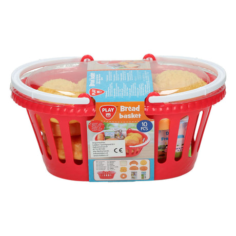 Playgo kurv med brød - 10 stk.