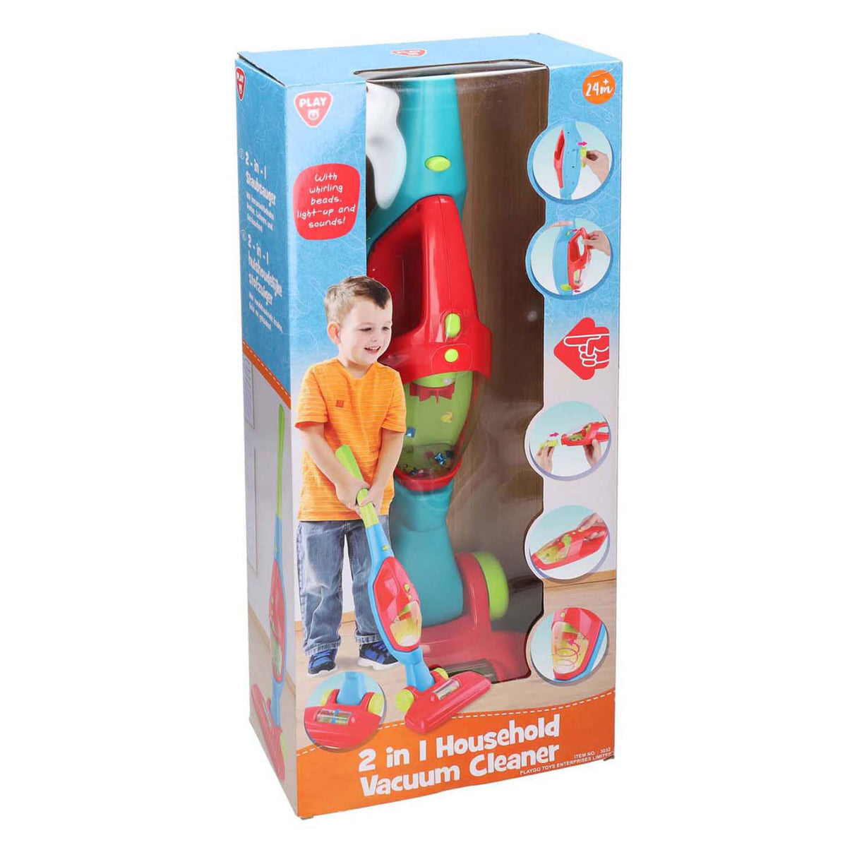 Playgo støvsuger - 2i1