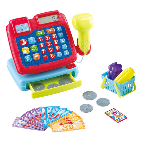 Playgo kasseapparat med tilbehør - 26 stk.