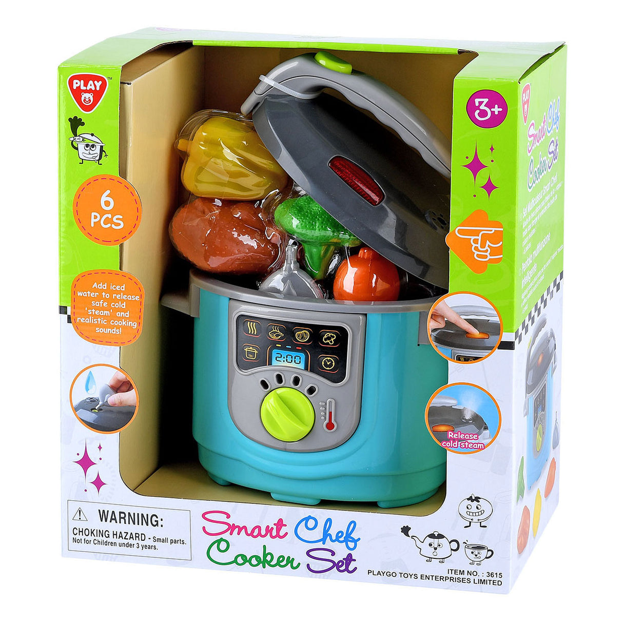 Playgo smart komfur legesæt - 6 stk.