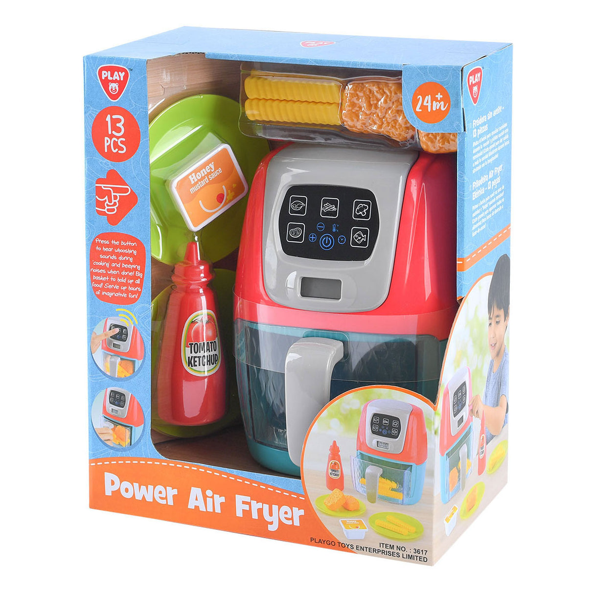 Playgo airfryer legesæt - 13 stk.