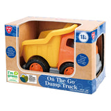 Playgo biobaseret tipvogn gul - 28cm