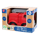 Playgo biobaseret brandbil rød - 28cm