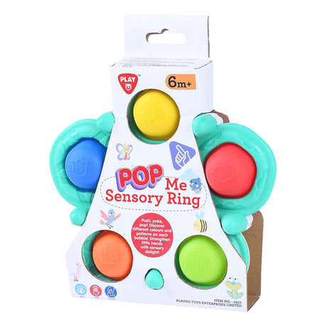 Playgo baby sansering med bolde - 6 stk.
