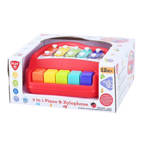 Playgo 2i1 klaver og xylofon