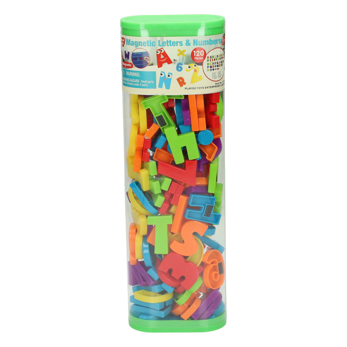 Playgo magnet bogstaver og tal, 120 stk.