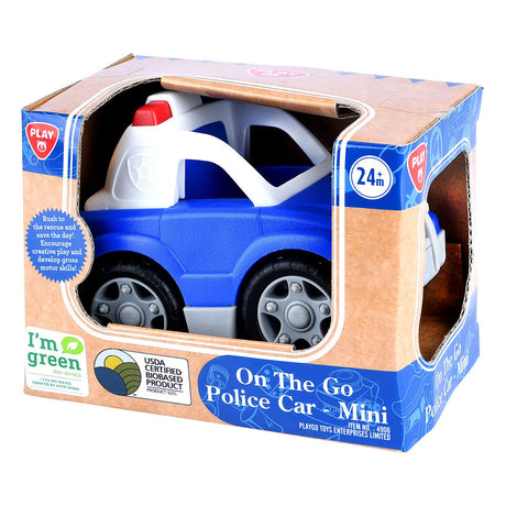 Playgo biobaseret politibil - 12cm