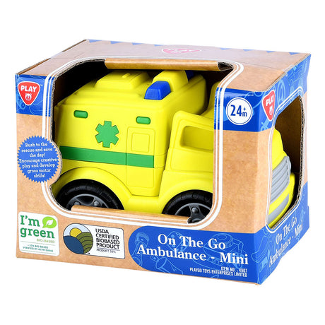 Playgo biobaseret ambulance - 15cm