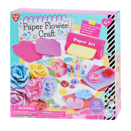 Playgo håndværkssæt til papirblomster - 38 dele.