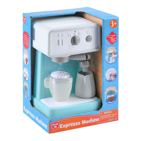 Playgo espressomaskine hvid blå - 3 stk.