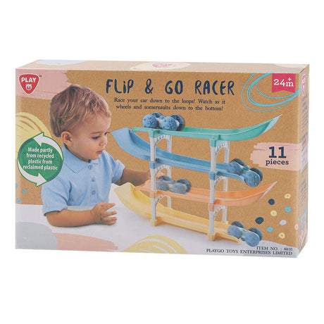 Playgo flip and go racerbane - 11 stk.