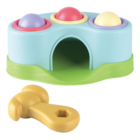 Playgo biobaseret hammerbænk med bolde - 5 stk.