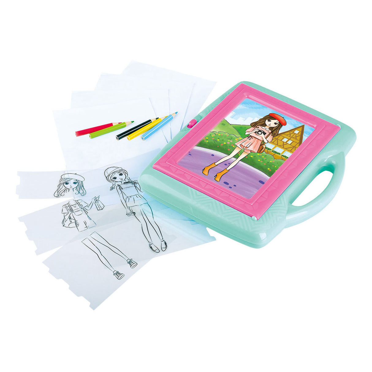 Playgo tegneprojektor modedesigner covers - 28 stk.