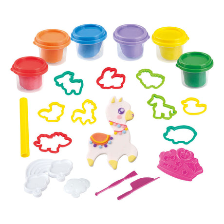 Playgo husdyr lersæt - 6 lerpotter
