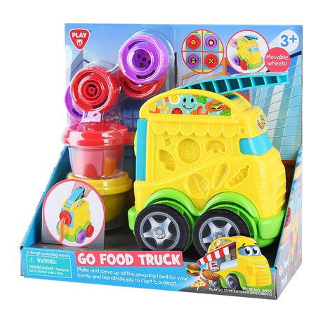 Playgo food truck lersæt - 2 lerpotter