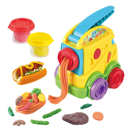 Playgo food truck lersæt - 2 lerpotter
