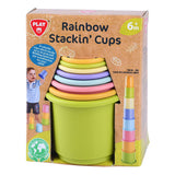 Playgo stablingsblokke farve - 8 stk.