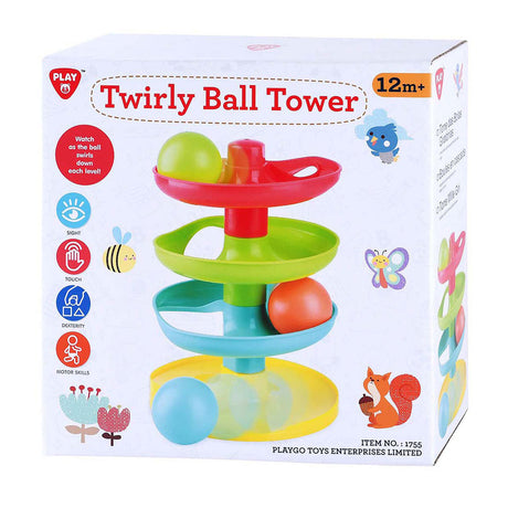 Playgo twirly kugletårn - 7 stk.
