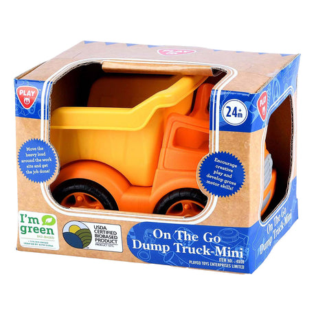 Playgo biobaseret tipvogn orange - 15cm