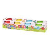 Playgo lersæt 4 farver - 4x56gram