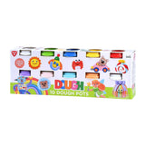 Playgo lersæt 10 farver - 10x113gram