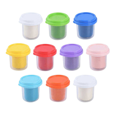 Playgo lersæt 10 farver - 10x113gram